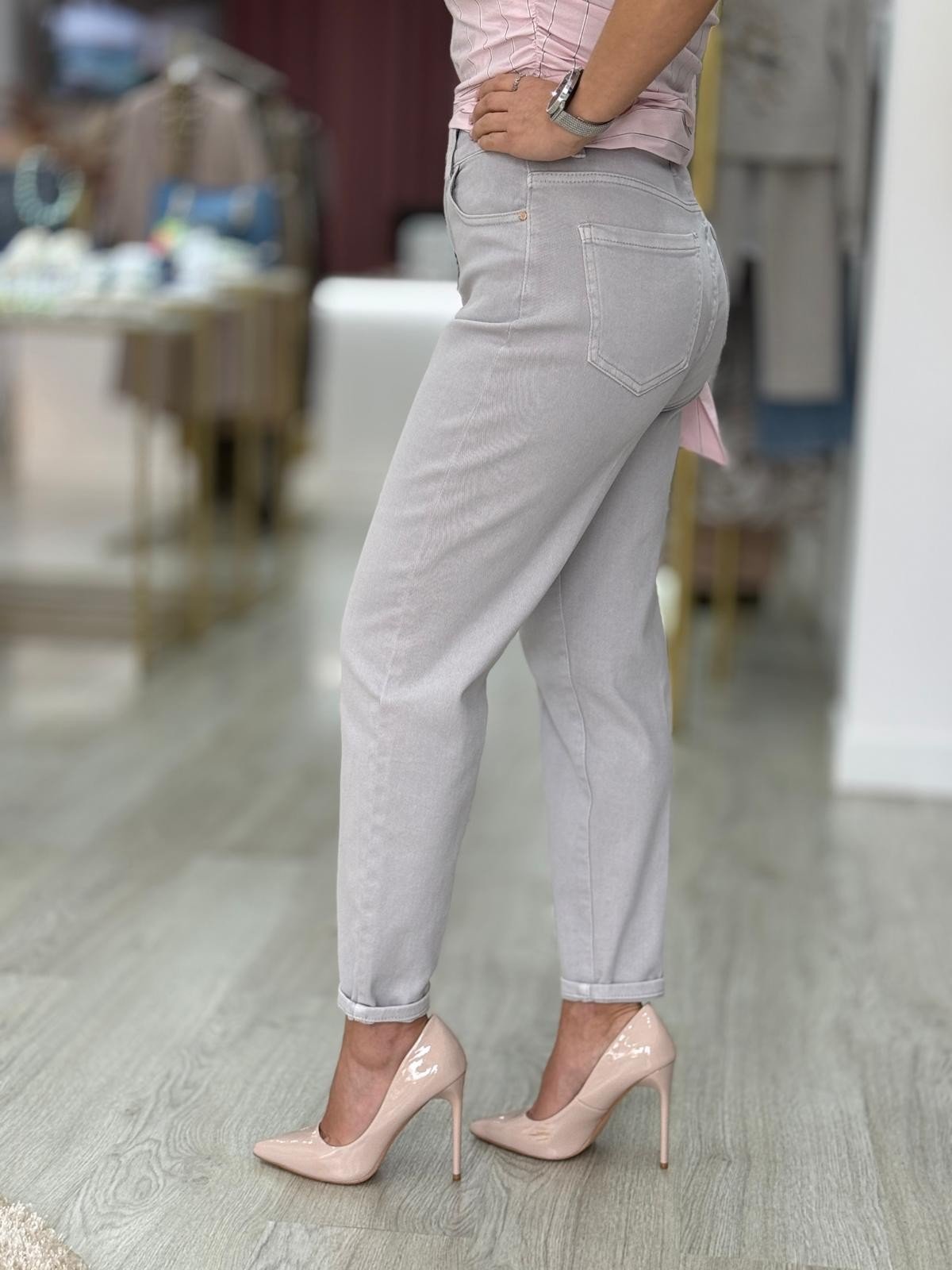 Calças de ganga mom fit
