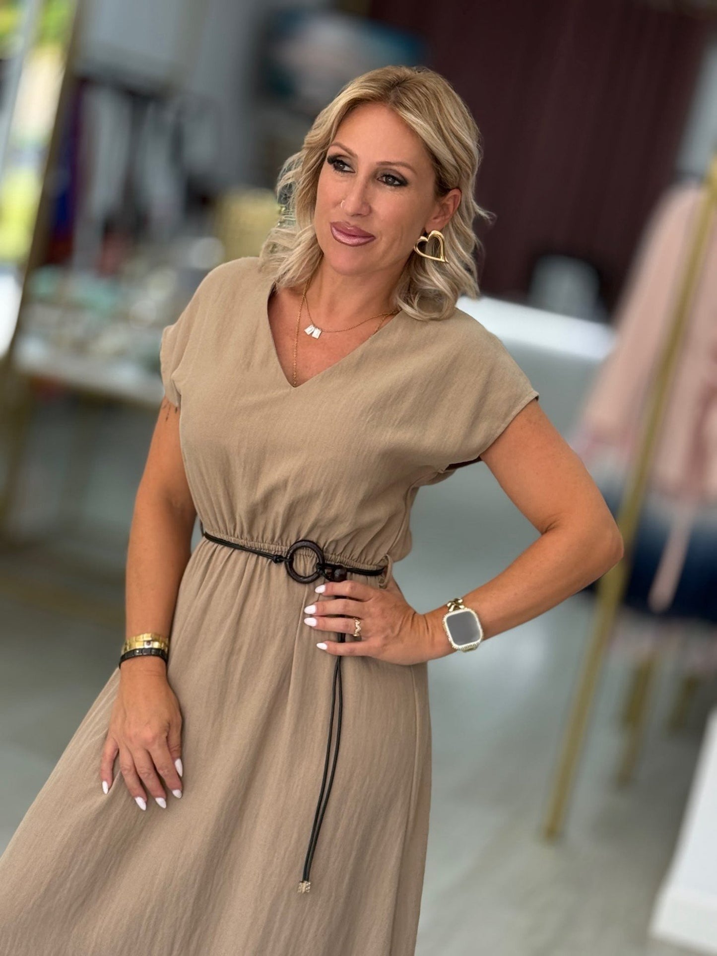 Vestido linho ( + cores)