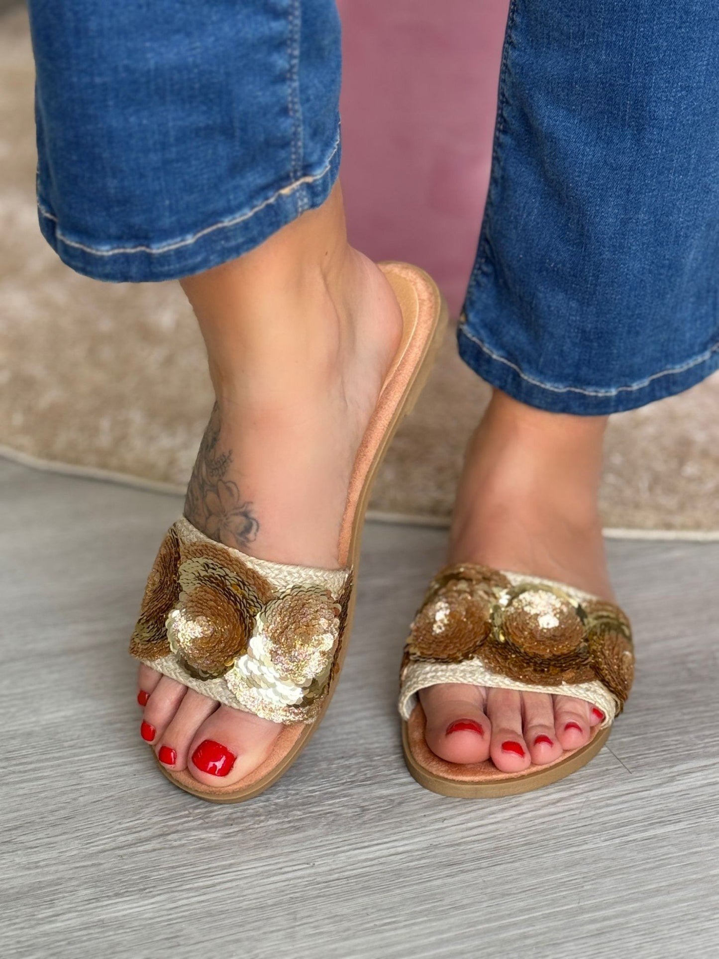 Sandálias rasas
