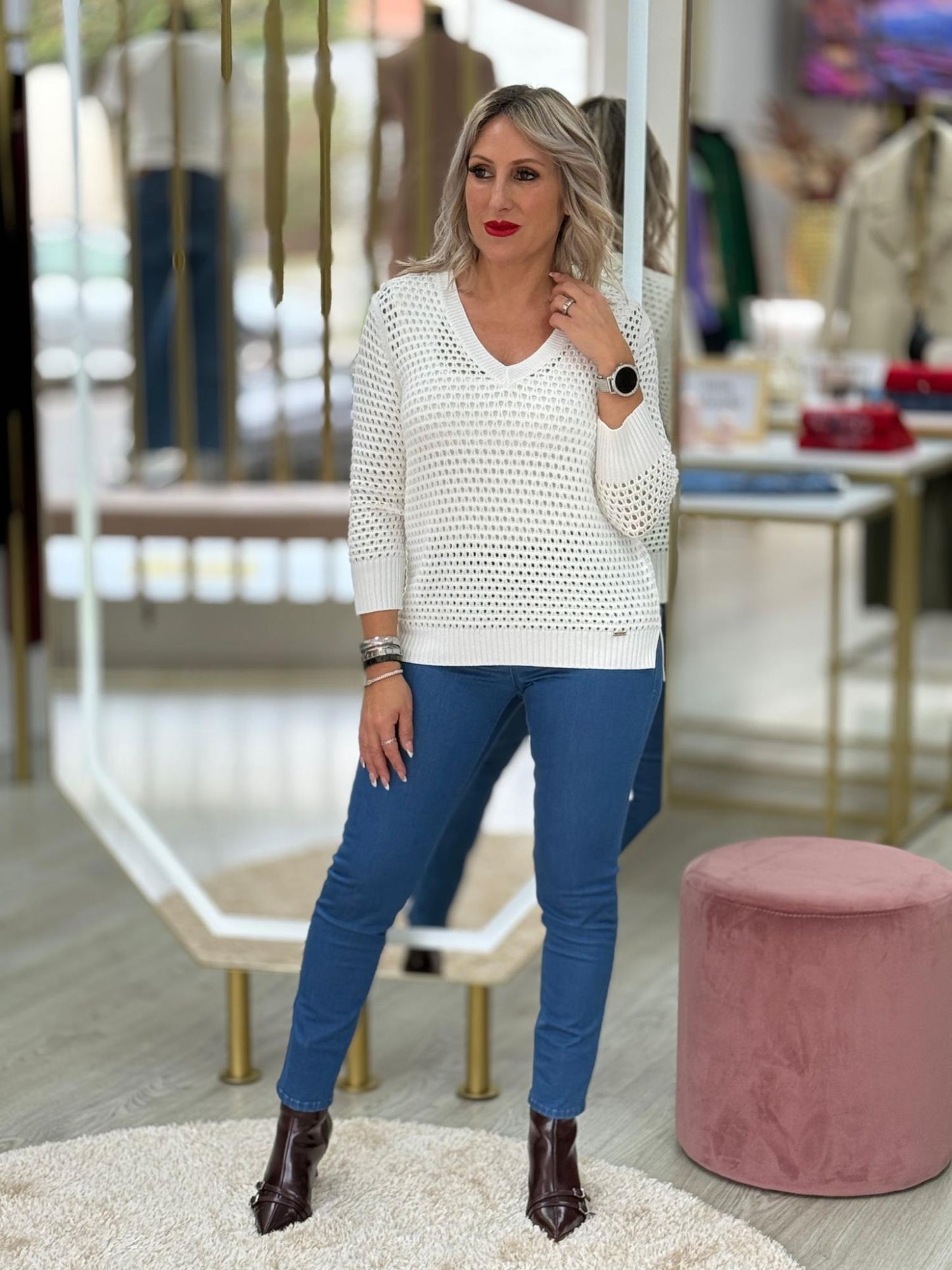 Camisola perfurada (+ cores)