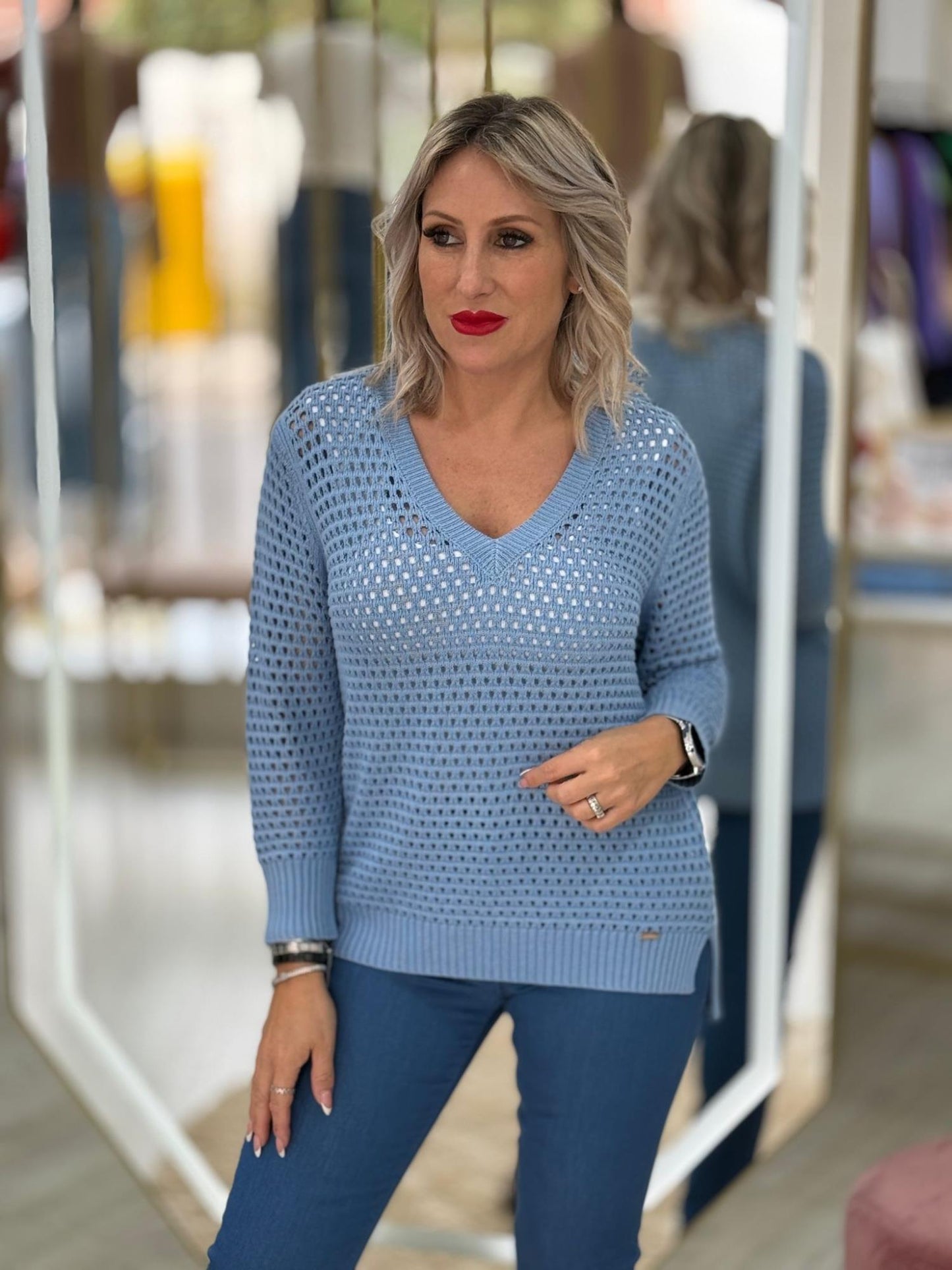 Camisola perfurada (+ cores)