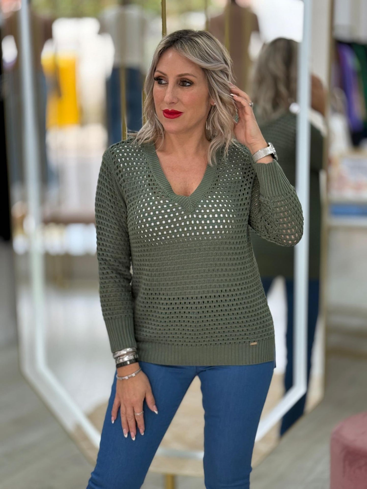 Camisola perfurada (+ cores)