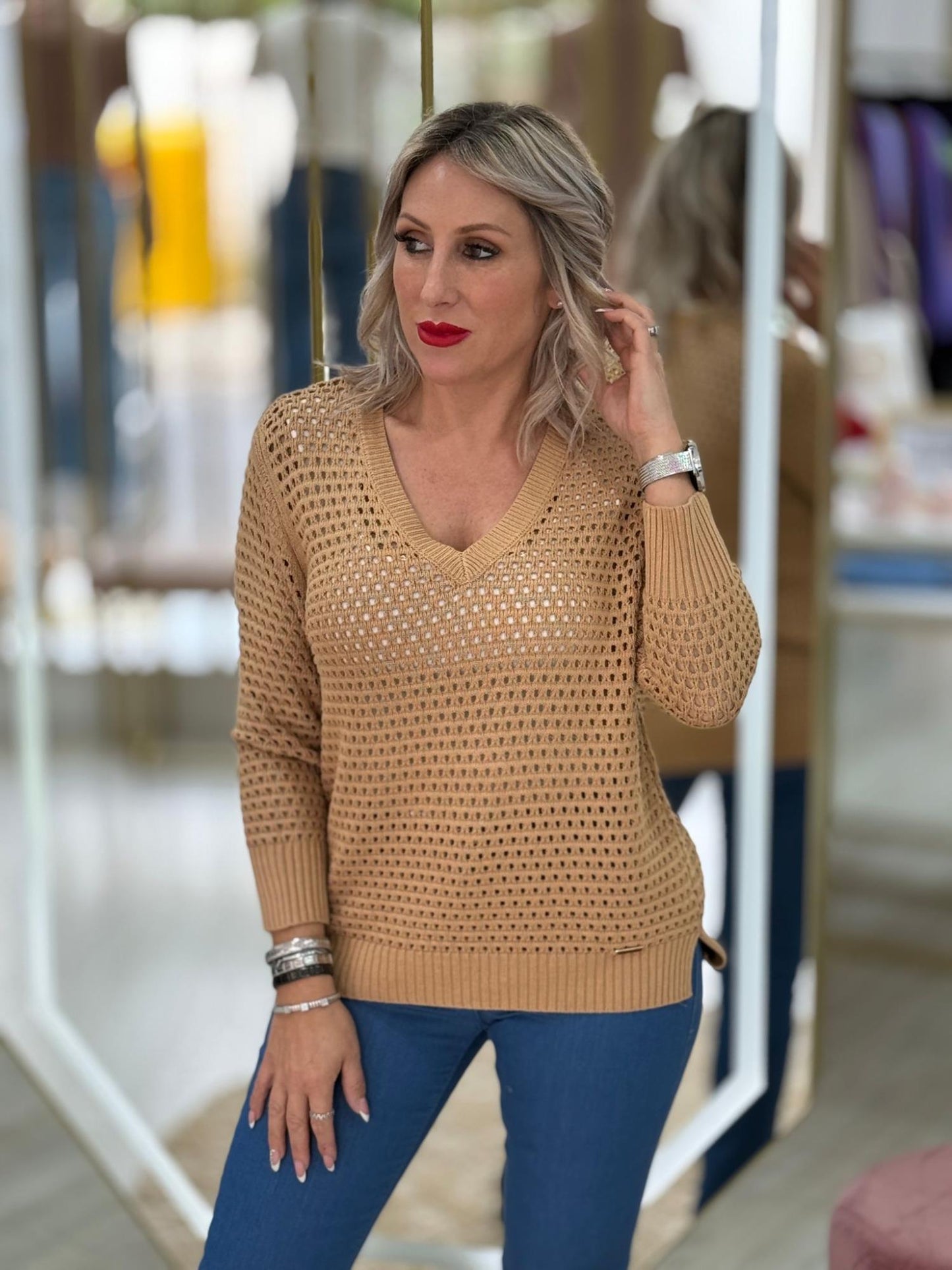 Camisola perfurada (+ cores)