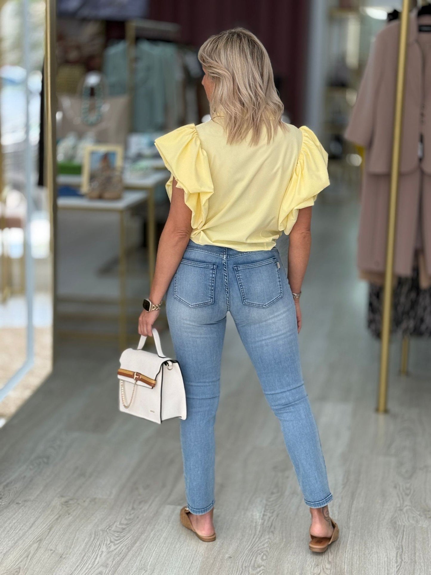 Blusa curta com manga dupla em folhos (+ cores)