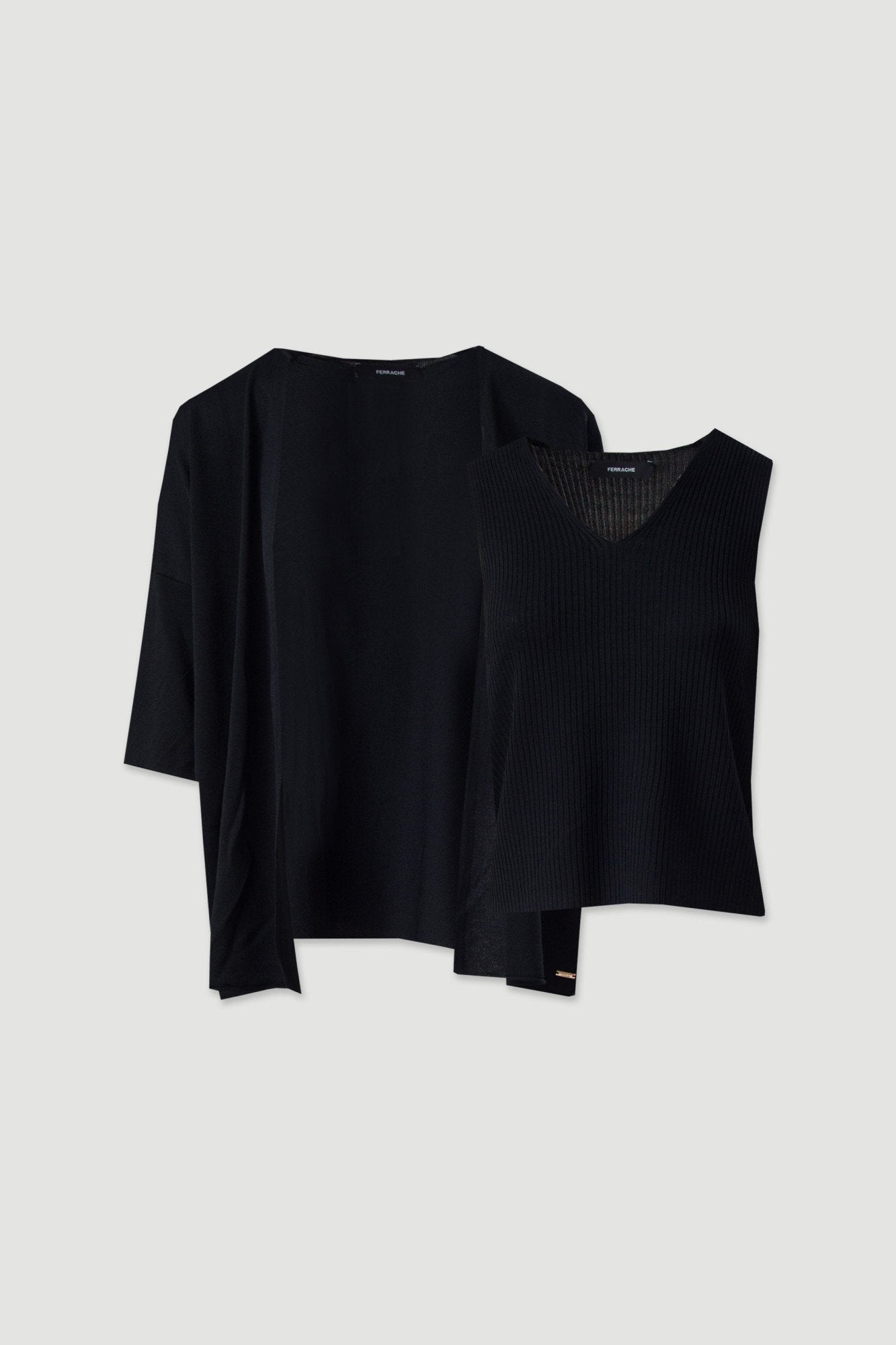 Conjunto de Malha: Casaco e Top