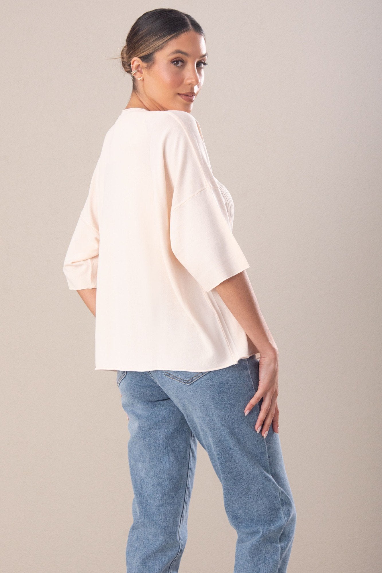 Conjunto de Malha: Casaco e Top