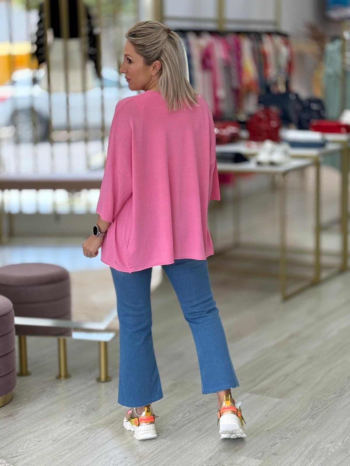 Conjunto de Malha: Casaco e Top