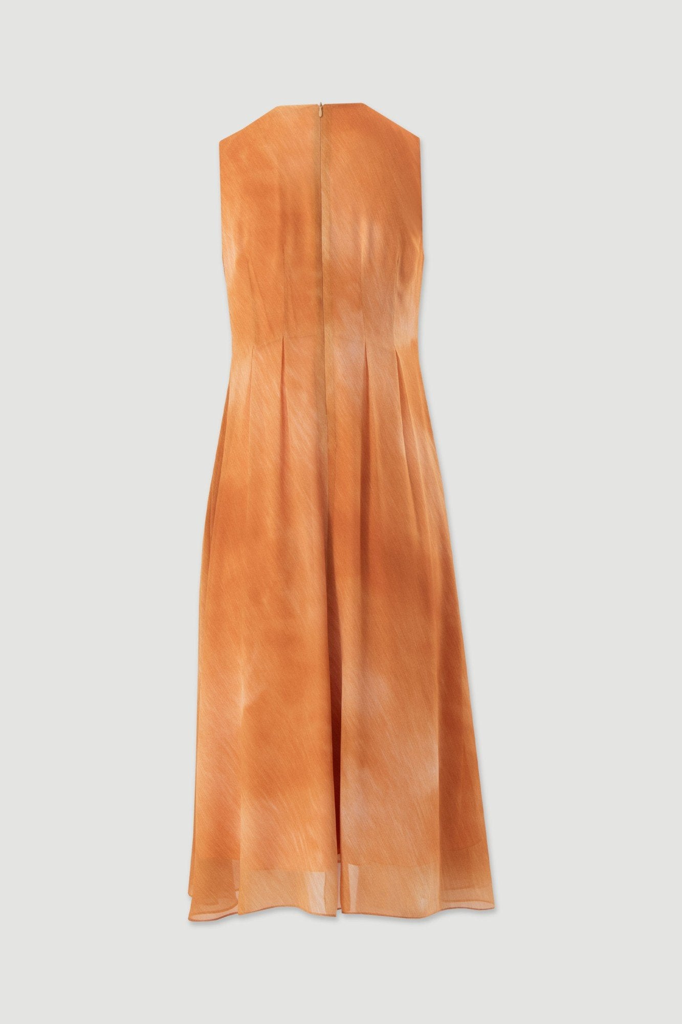 Vestido midi plissado