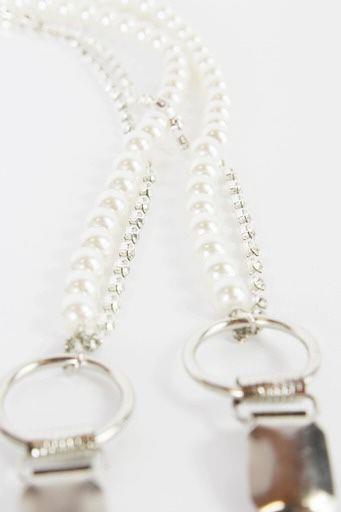 Suspensórios de pérolas e  strass