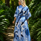 Vestido com abertura nas costas