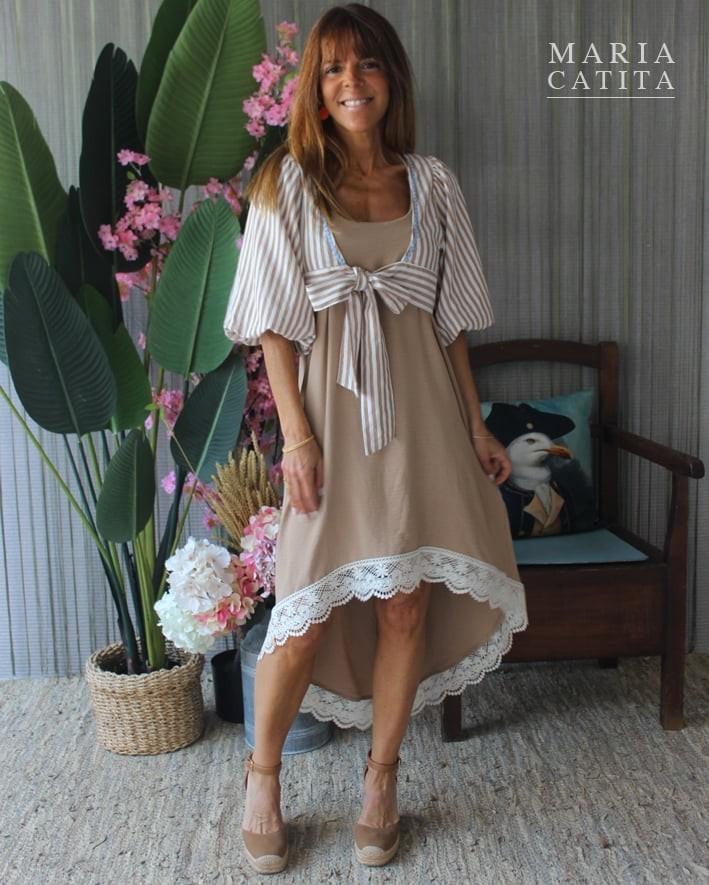 Coordenado camisa e vestido