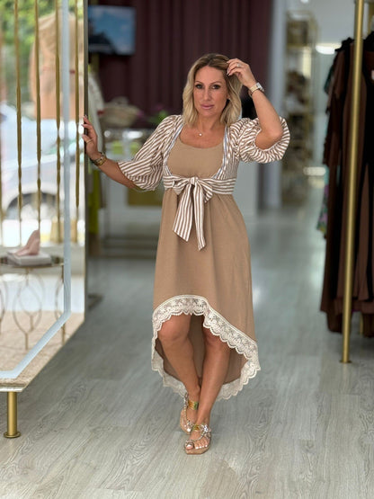 Coordenado camisa e vestido