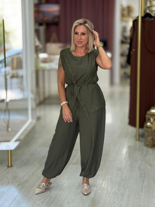Coordenado blusa e calças
