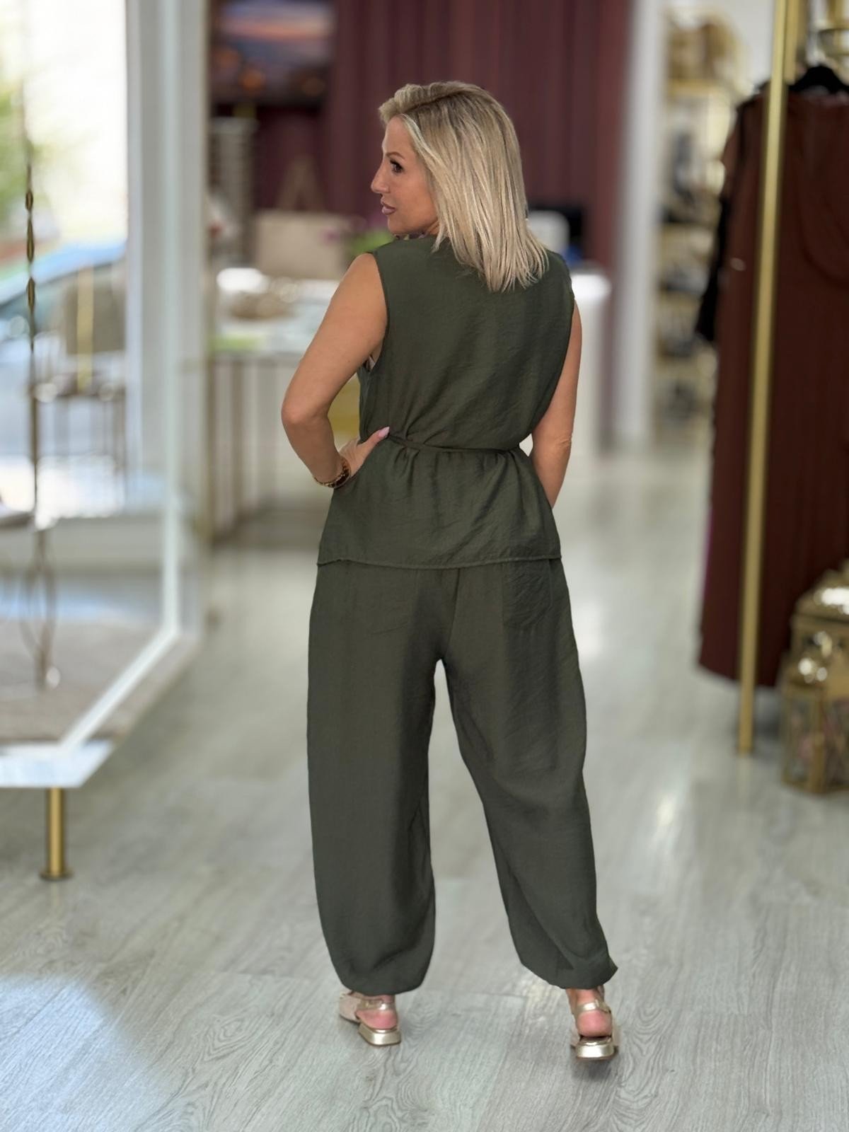Coordenado blusa e calças