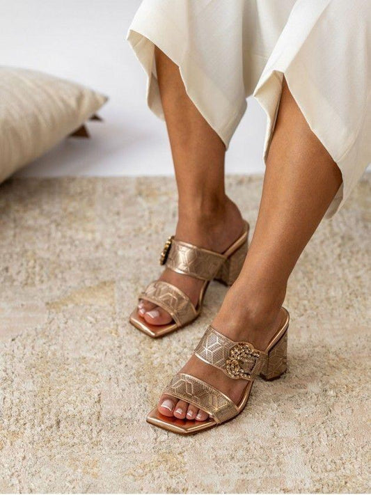 Sandália Nude Salto Alto Catarina 23