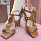 Sandália camel