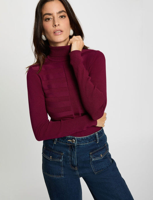Camisola de manga comprida gola alta (+ cores)
