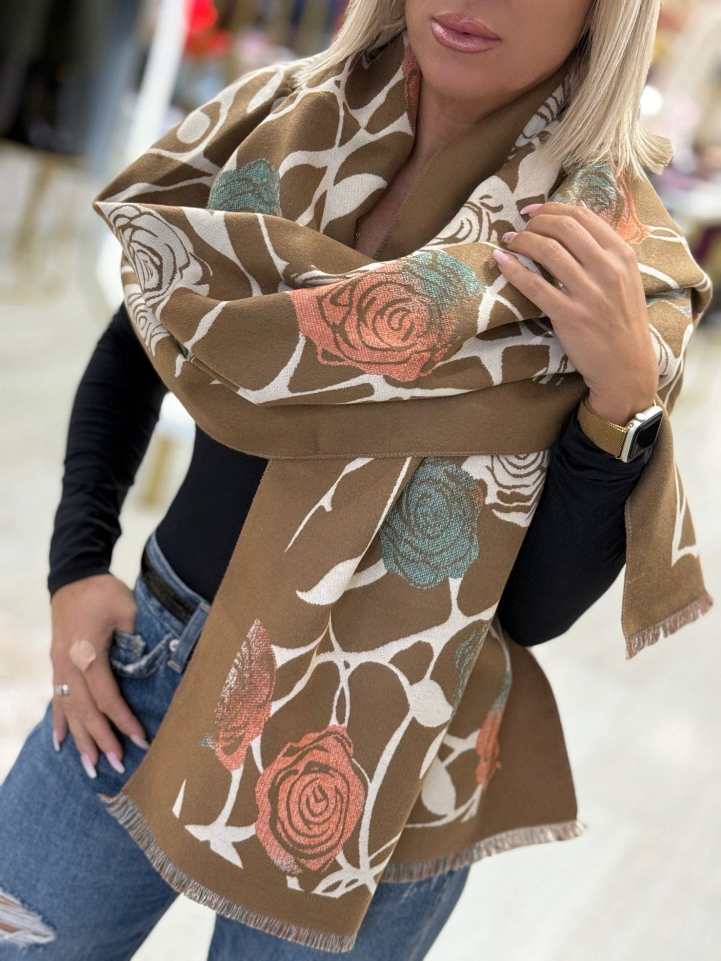 Echarpe flores (+ cores)