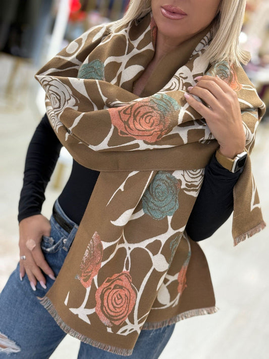 Echarpe flores (+ cores)