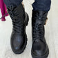 Bota militar c/aplicação