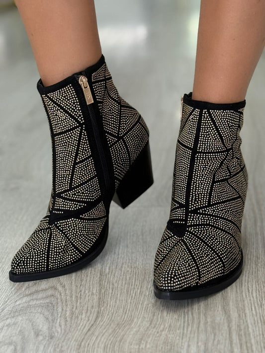Botim com strass