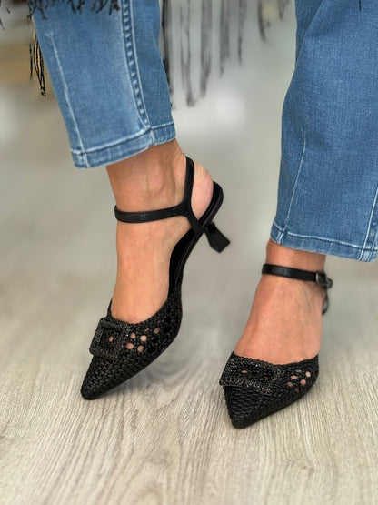 Sapato com strass (+ cores)
