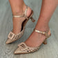 Sapato com strass (+ cores)