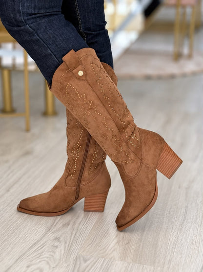 Botas com strass