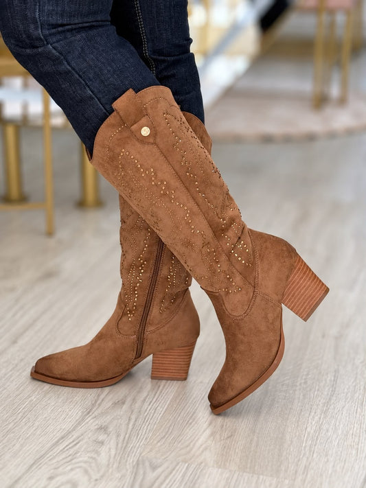Botas com strass