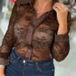 Camiseiro em renda
