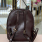 Mochila efeito pele com animal print (+ cores)