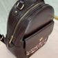 Mochila efeito pele com animal print (+ cores)