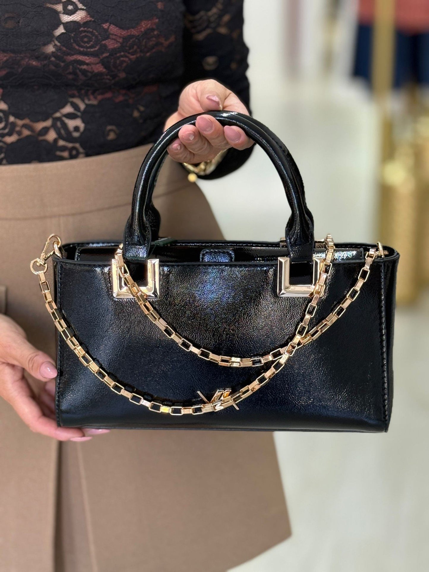 Mala pequena com corrente (+ cores)