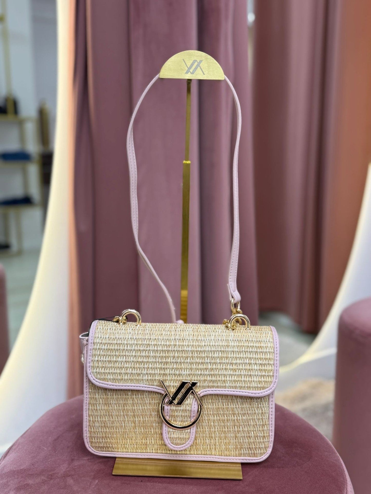 Mala pequena em palha (+ cores)