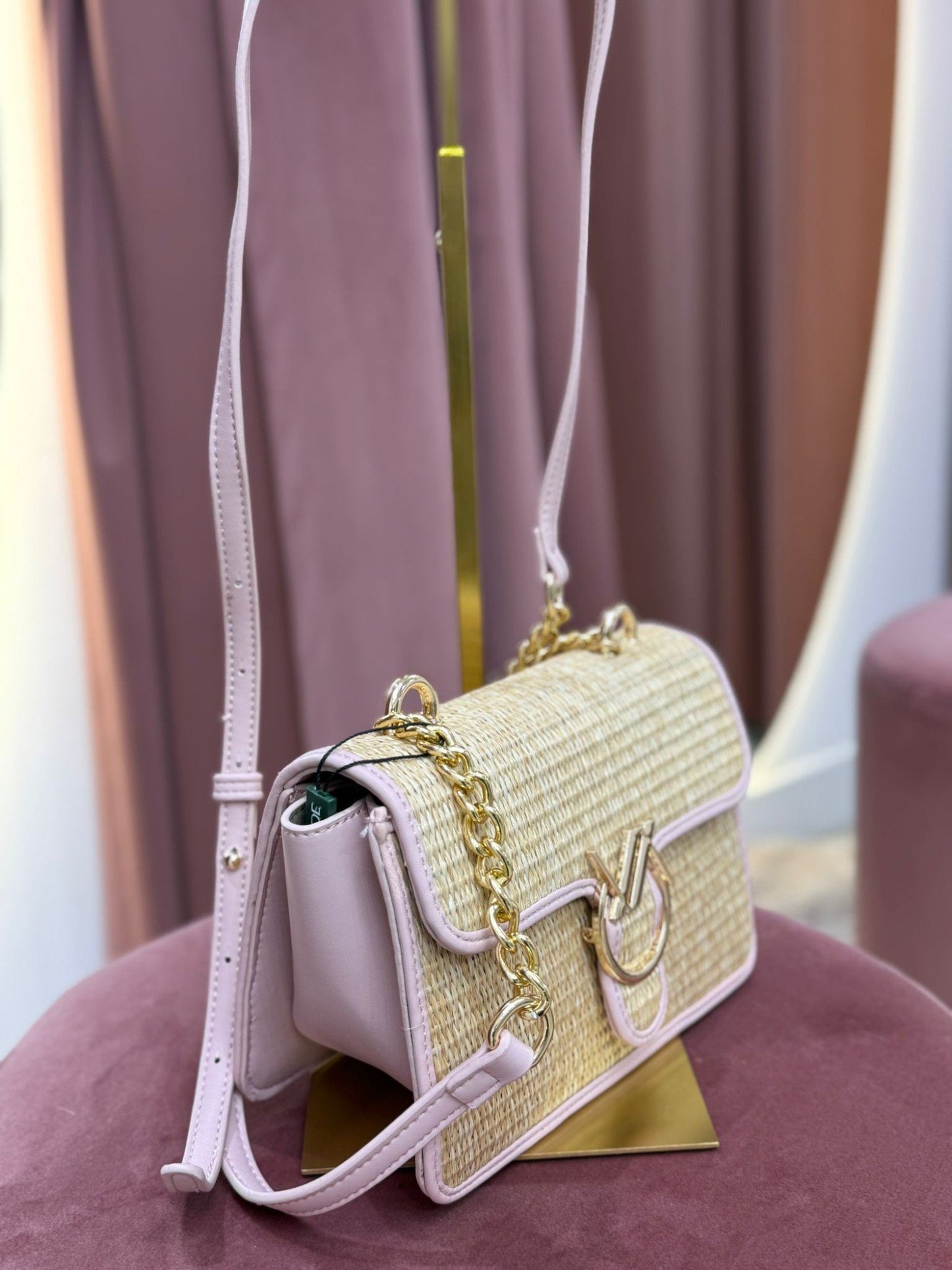 Mala pequena em palha (+ cores)