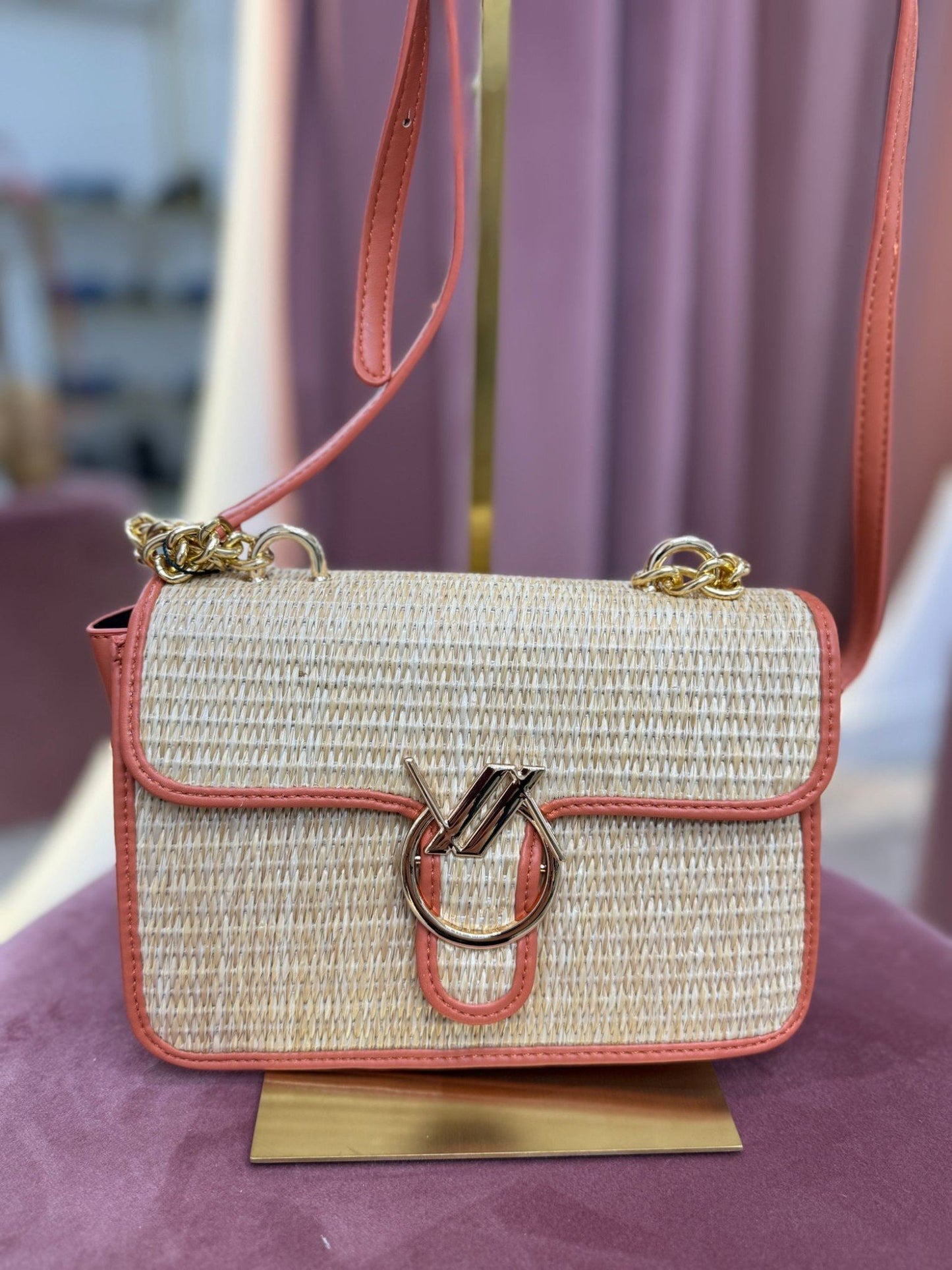 Mala pequena em palha (+ cores)