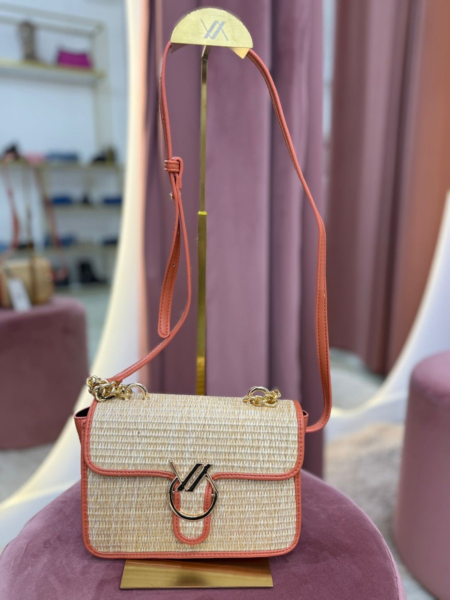 Mala pequena em palha (+ cores)