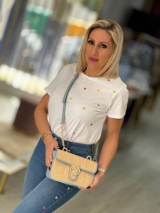 Mala pequena em palha (+ cores)