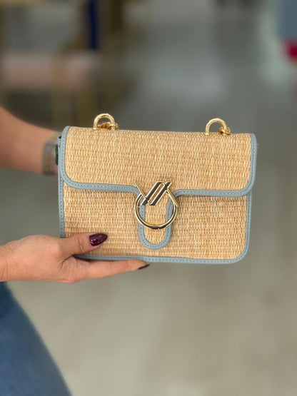 Mala pequena em palha (+ cores)