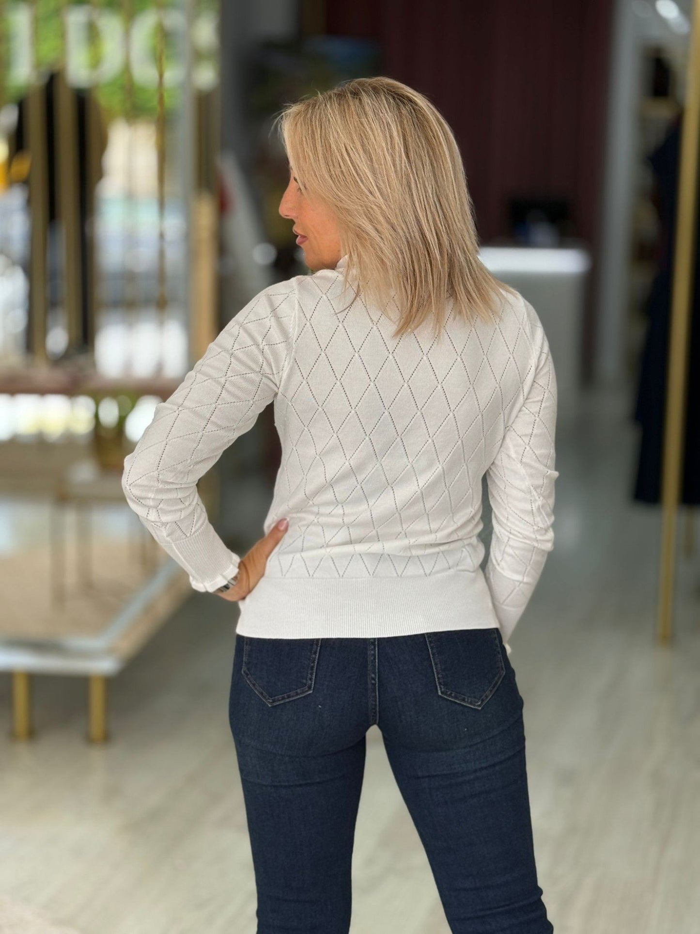 Camisola com pérolas