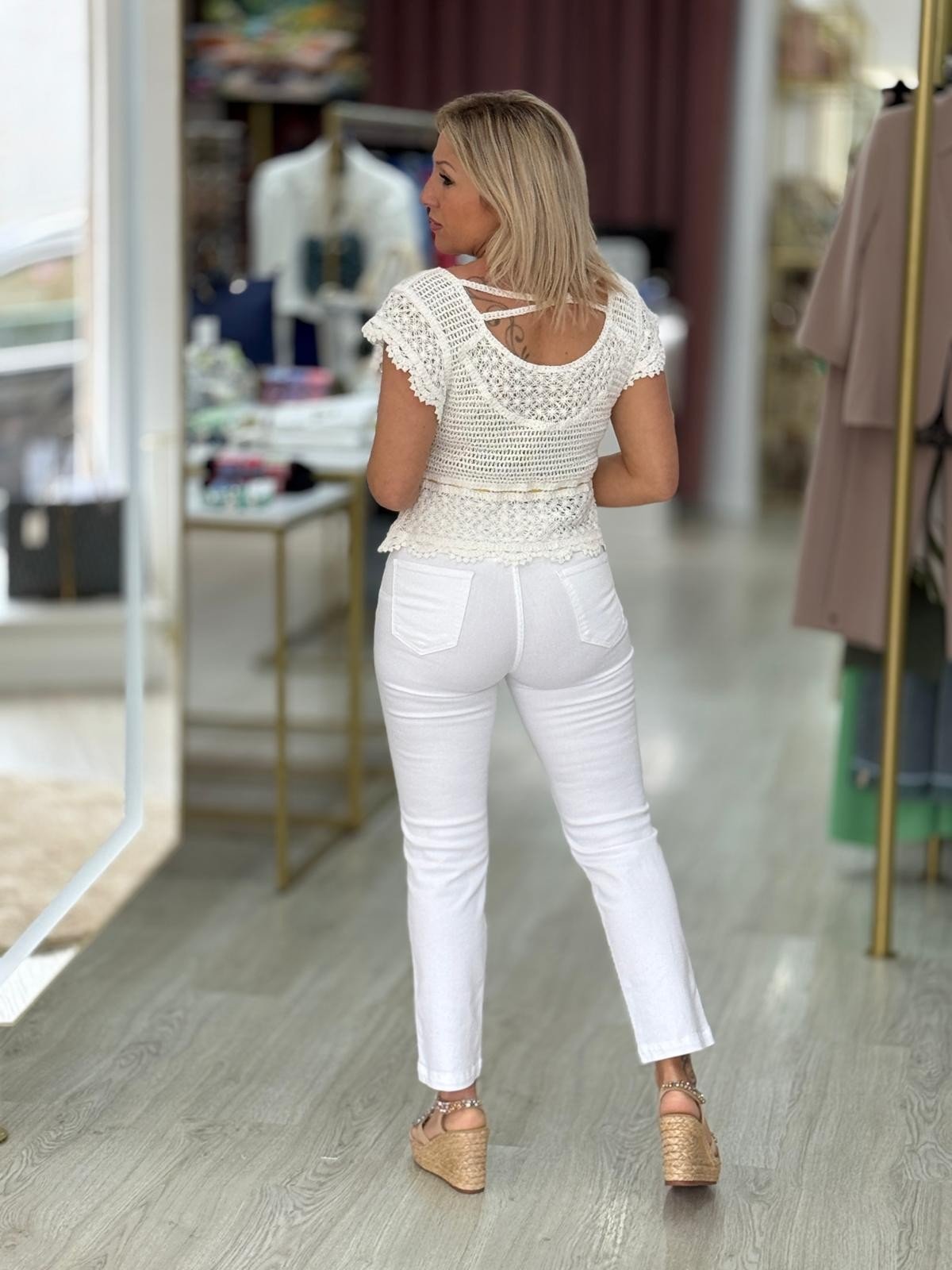 Blusa Crochet