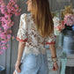 Blusa rendada