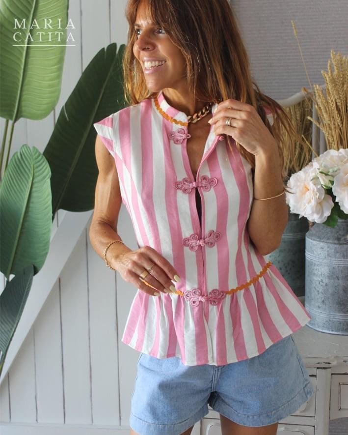 Blusa riscas