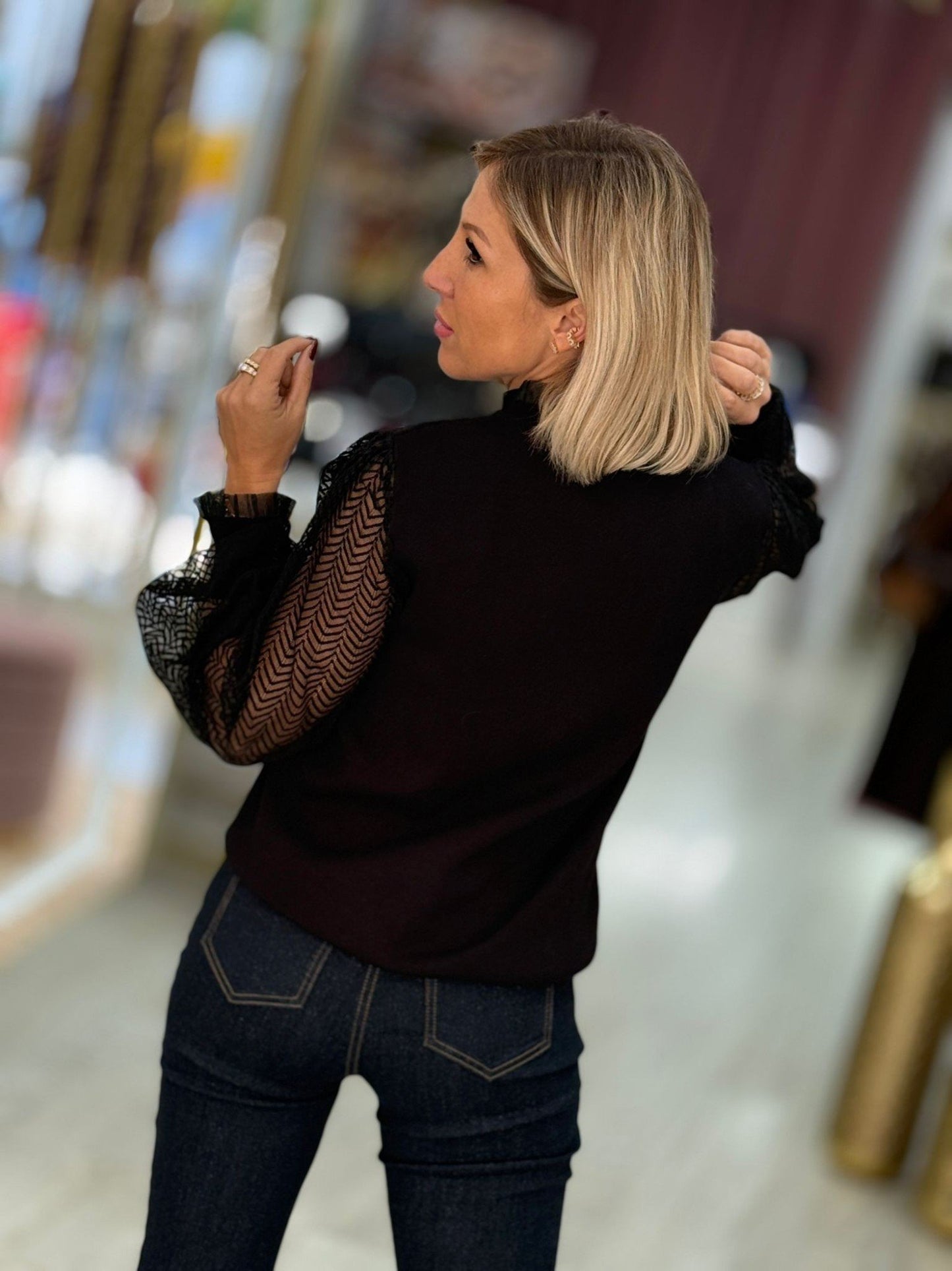 Camisola de malha fina