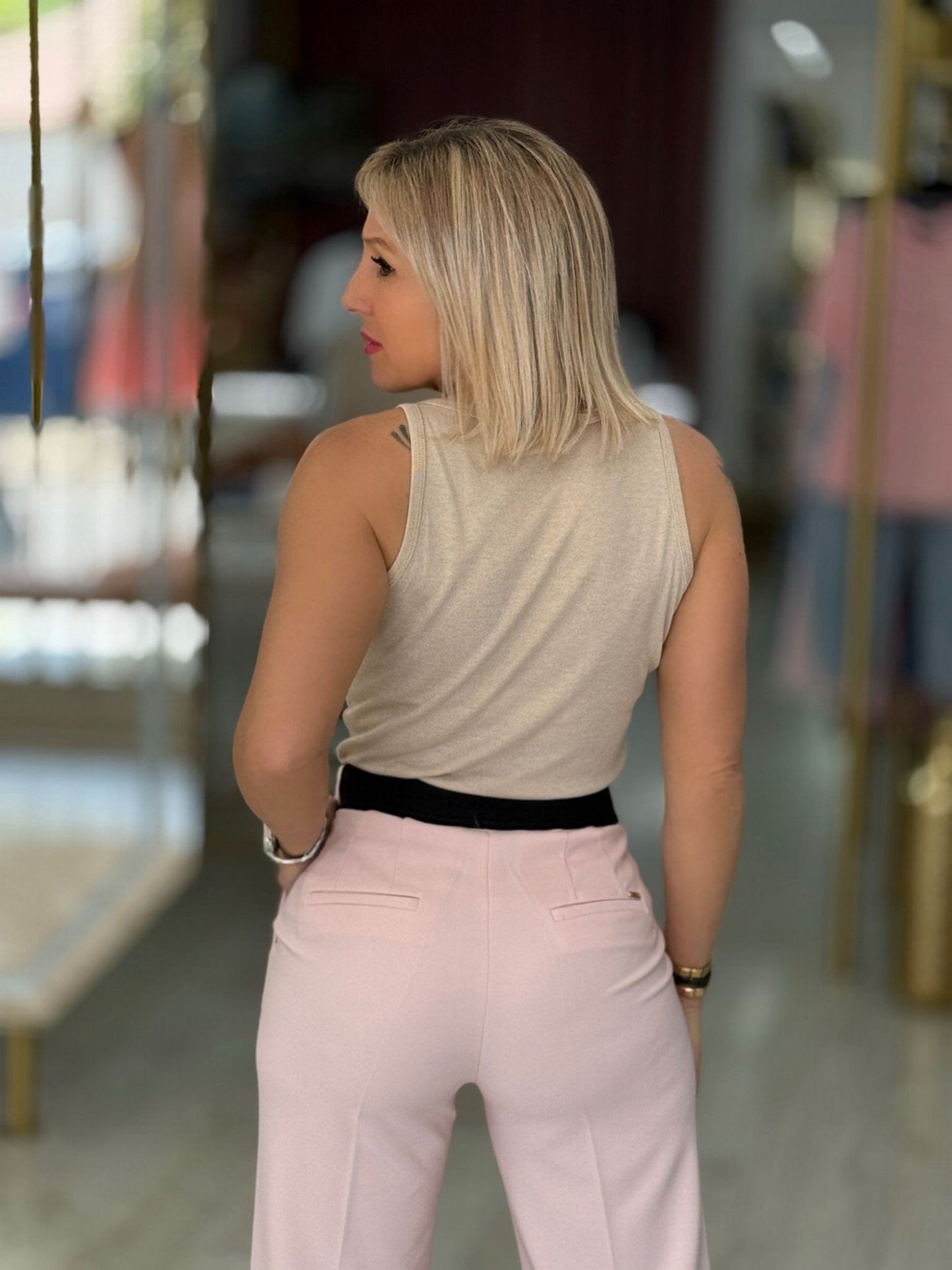 Top com argolas (+ cores)