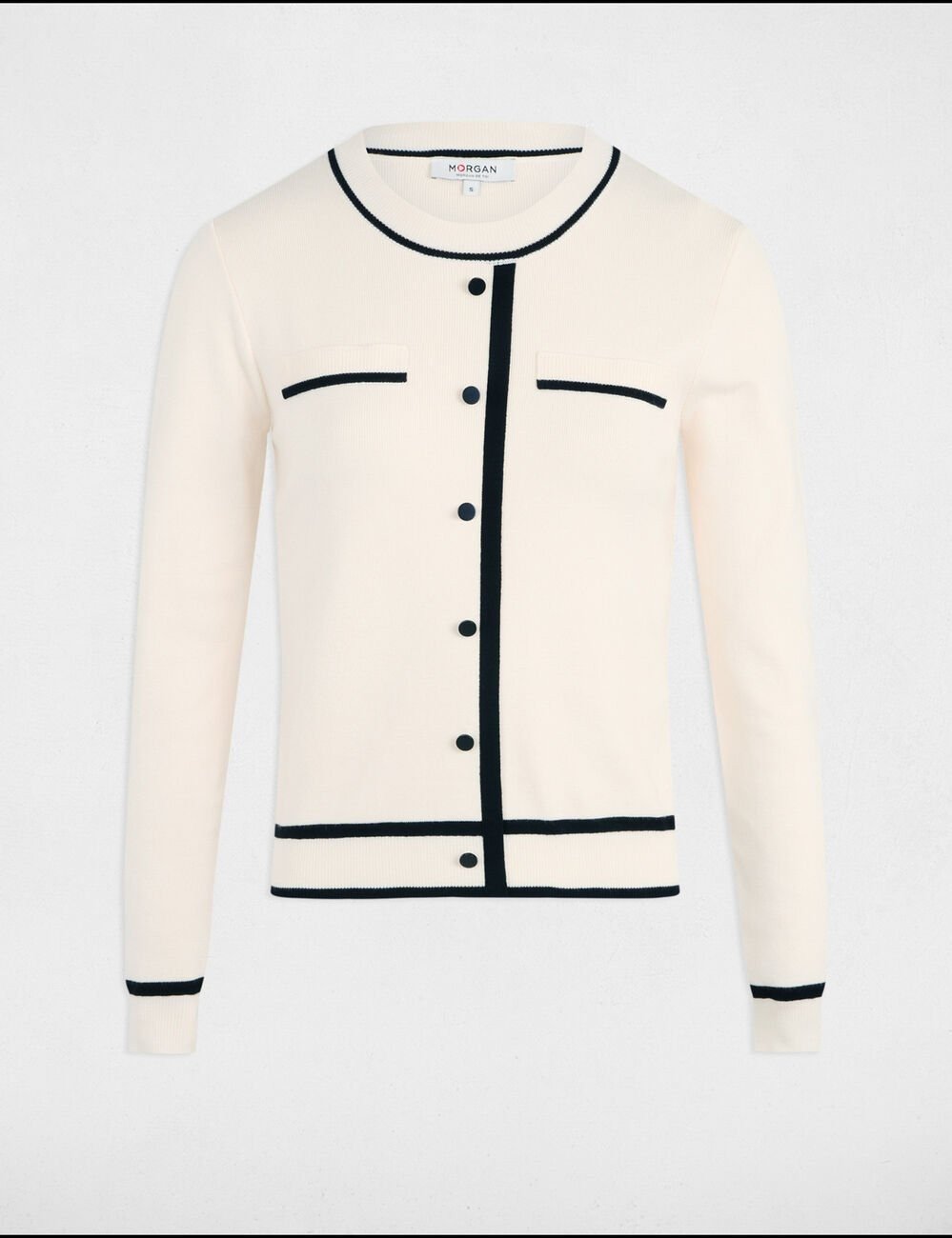 Camisola com contraste