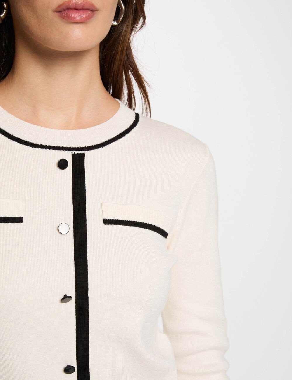 Camisola com contraste