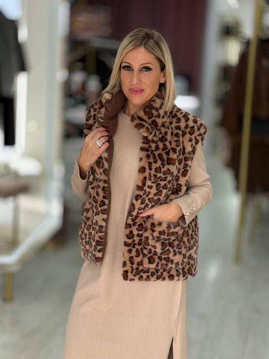 Colete animal print