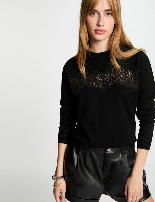 Camisola com renda