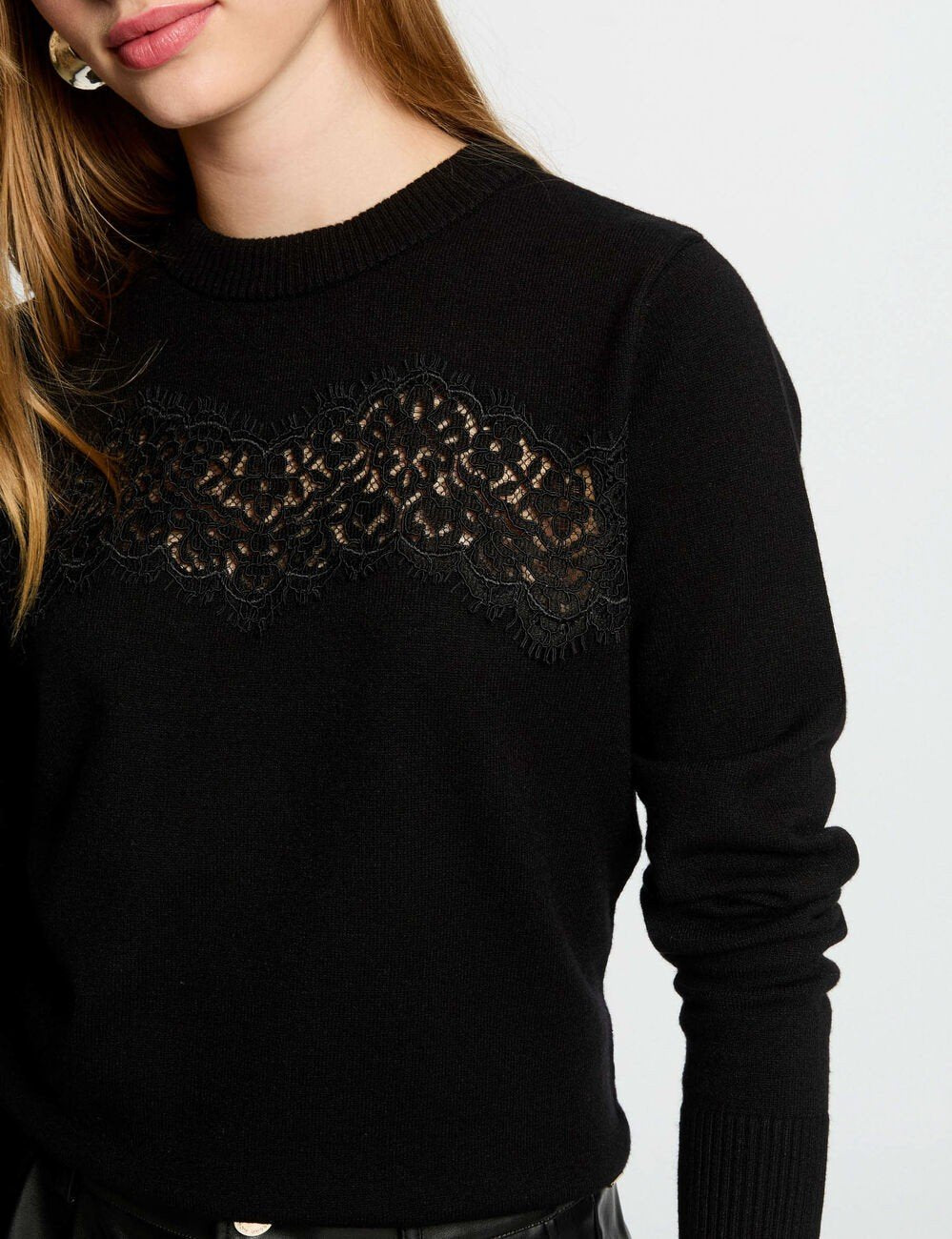 Camisola com renda